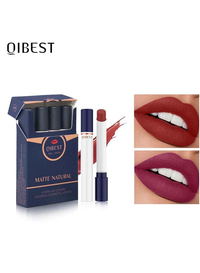 كيو آي بست مجموعه احمر شفاه مكون من 4 الوان