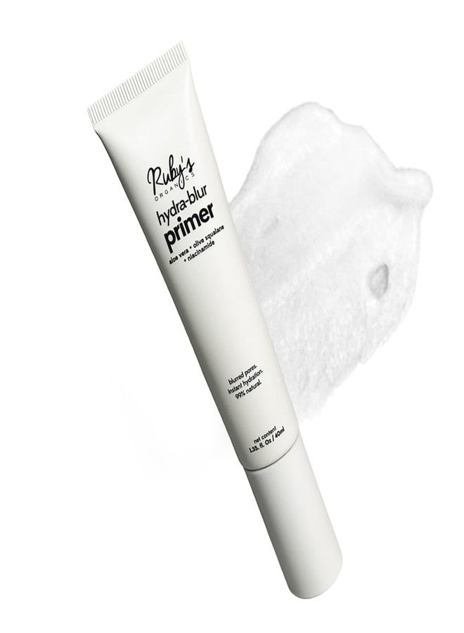 روبيز أورجانيك برايمر روبيز أورجانيكس هايدرا-بلور لمكياج الوجه - 40 مل، غني بالألوفيرا، وسكوالين الزيتون، والنياسيناميد - نباتي، يرطب البشرة فوراً، ويخفي المسام. - Image 1