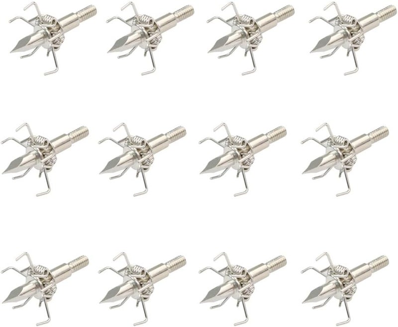 TY Archery Broadheads 100 Grain Archery Hunting Small Game Sharp Judo Hammer Crossbow Compound Recurve Bow Arrow Tips - Image 1