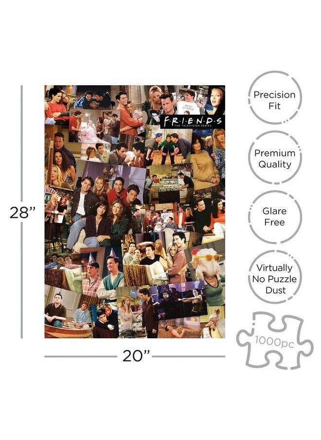 Aquarius Friends Collage Puzzle (1000 Piece Jigsaw Puzzle) Officially Licensed Friends Tv Show Merchandise & Collectibles Glare Free Precision Fit 20 X 28 Inches  - Image 3