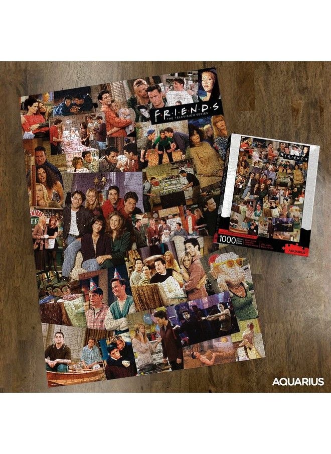 Aquarius Friends Collage Puzzle (1000 Piece Jigsaw Puzzle) Officially Licensed Friends Tv Show Merchandise & Collectibles Glare Free Precision Fit 20 X 28 Inches  - Image 4