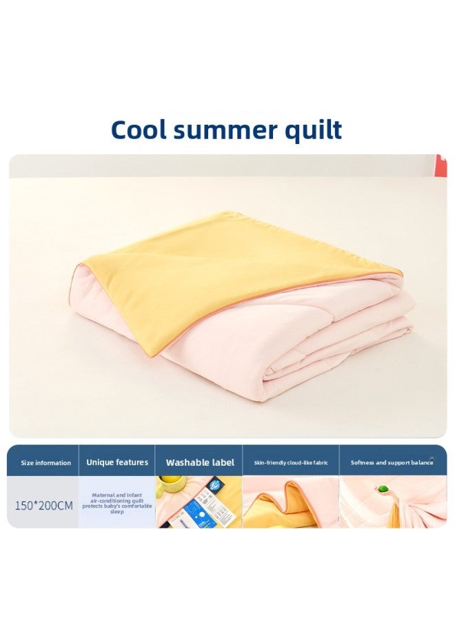 Para dual-Cool summer quilt-(150*200)Cooling Blankets for Hot Sleepers and Night Sweats，Breathable Soft Lightweight Smooth