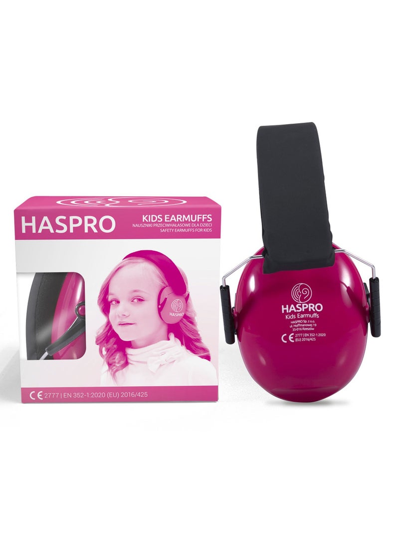HASPRO HASPRO Kids Earmuffs - Noise-Cancelling Hearing Protection for Children - Comfortable, Adjustable, Durable, Certified for Sleep, Travel, Concerts, and More!  - Image 1