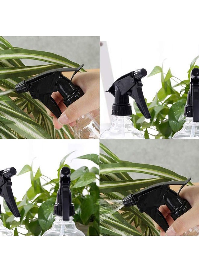 Bekith 12 Pack 8 Oz Empty Plastic Spray Bottle with Black Trigger Sprayers - Adjustable Head Sprayer from Fine to Stream - Refillable Sprayer for Water, Kitchen, Bath, Beauty, Hair, and Cleaning - Image 5