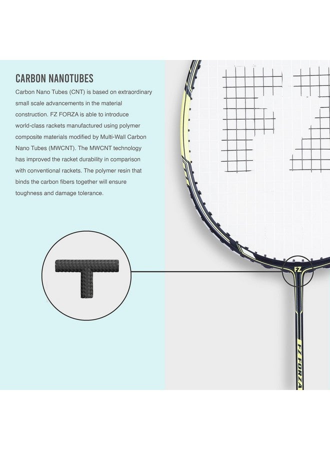 FZ FORZA Forza Tour 2000 Badminton Racket, Weight 85Gm, Head Light Racquet, Flexible, Tension 24-28 Lbs, Innovated In Denmark ! (Full Cover Free With Racket) - Image 2