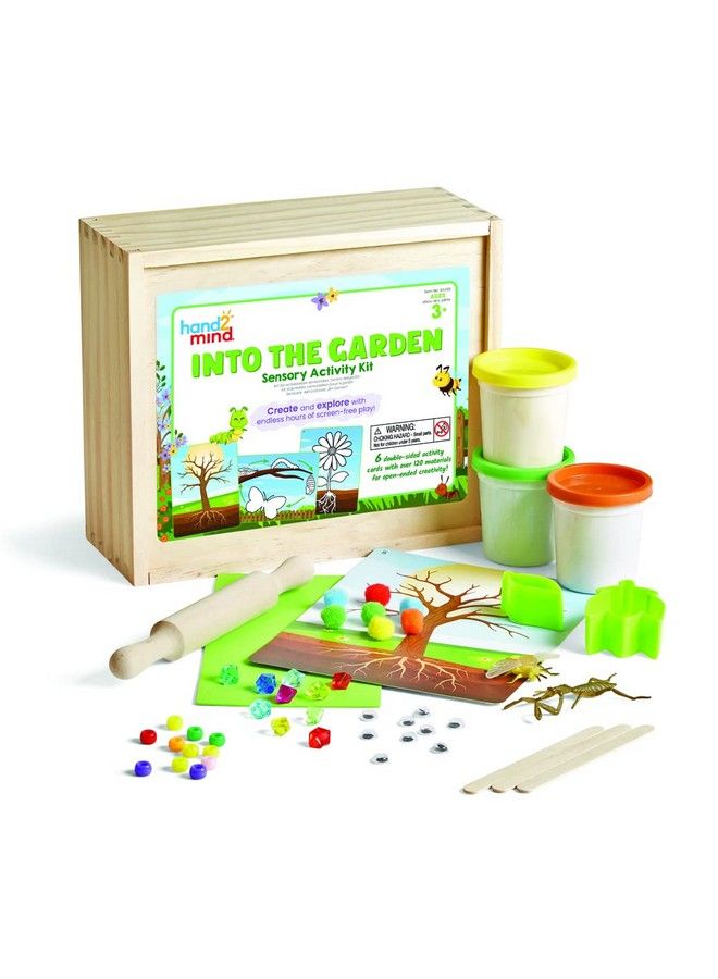 hand2mind Into The Garden Sensory Activity Kit Loose Parts Play Materials Fine Motor Skills Toys Sensory Play Toddler Sensory Bin Montessori Learning Materials Calm Down Corner Supplies - Image 2