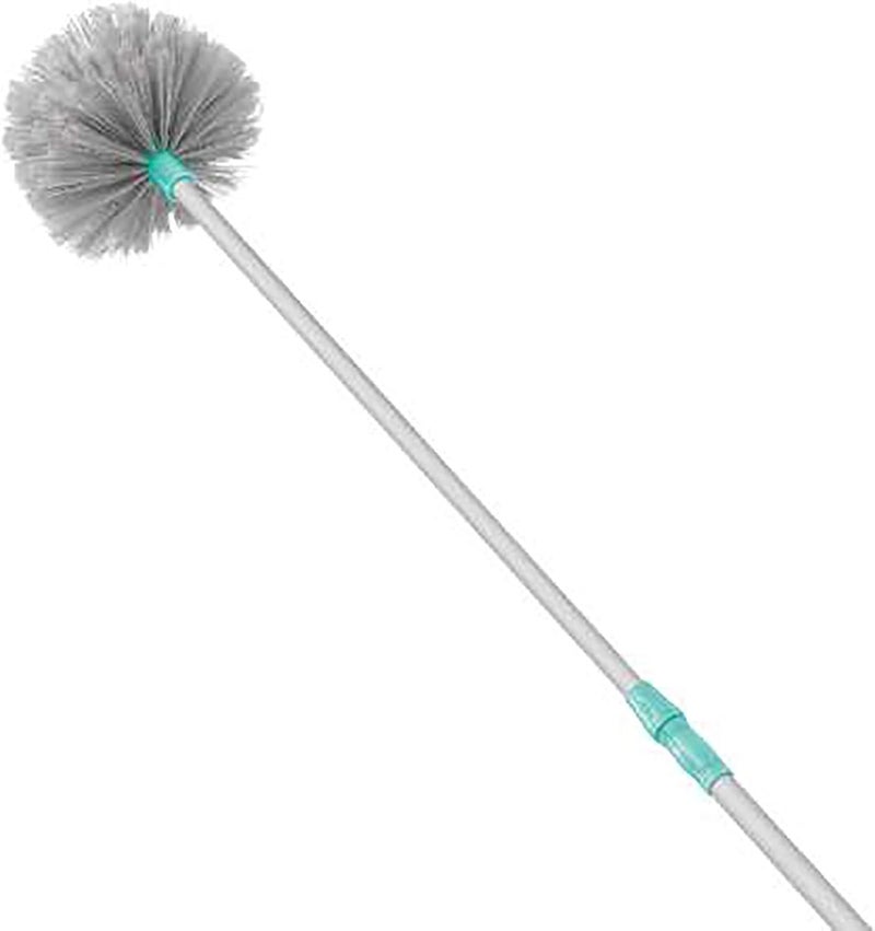 Milton Spotzero by Milton Plastic Web Blaster Jala Cleaning Broom/Brush with Long Extendable Handle and Flexible bristles (Aqua Green) - Image 3