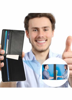 Y&D Sublimation Heat Transfer Wallet, Leather Double Sided Blank DIY Wallet Card Holder For Men, Office Work Travel, Birthday Holiday Gifts (2 Pcs)  - Image 3