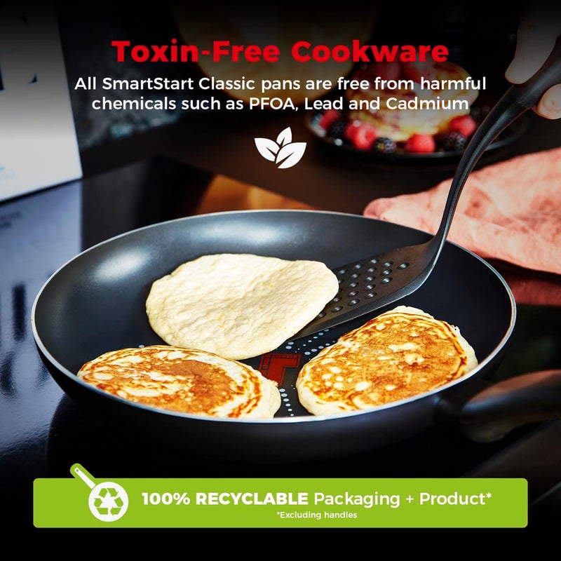 Tower T700301 SmartStart Classic 28cm Aluminium Frying Pan with Aeroglide Non-Stick Coating - Image 5