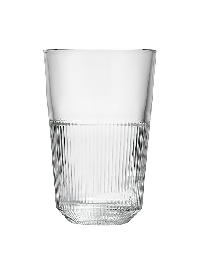 LIBBEY 6-Piece Royal Leerdam Hi-Ball Stackable Glass Set Transparent 360 ml 590012 - Image 1