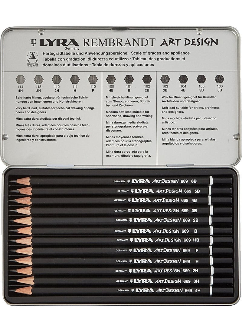 Lyra Rembrant Art Design Graduated 12-Pack Drawing Pen  - Image 1