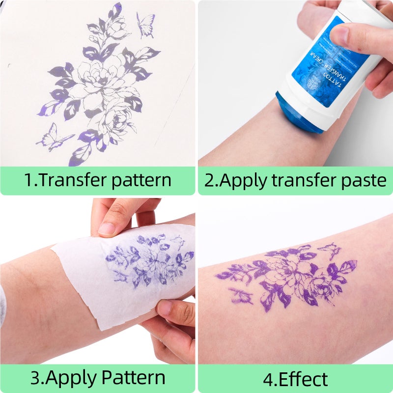 Transfer Machine Matte Hand Drawn Lines Copy Quad Hand Drawing Patterns A4 Tattooing Transfer Paper - Image 3