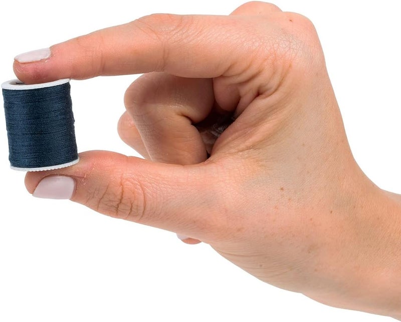 SINGER 60641 Polyester Hand Sewing Thread Set with Assorted Colors - 12 Mini Spools - Image 4