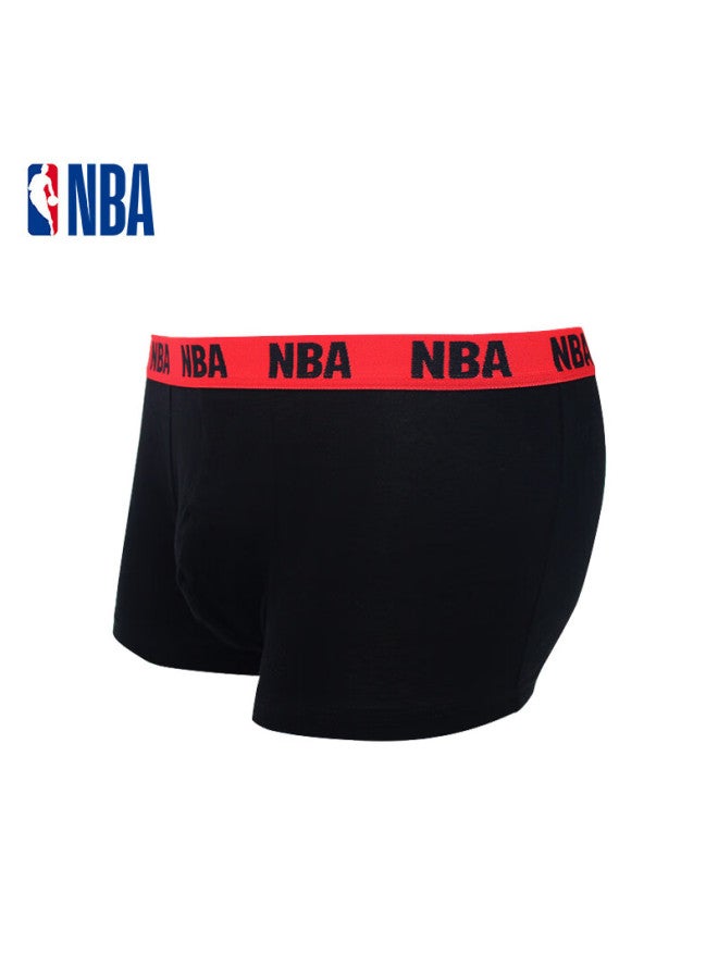 Nba Men's Mid-waist Boxer Briefs High Elasticity Sports Casual Cotton Sweat-absorbing Breathable Comfortable 3-pack - Image 2
