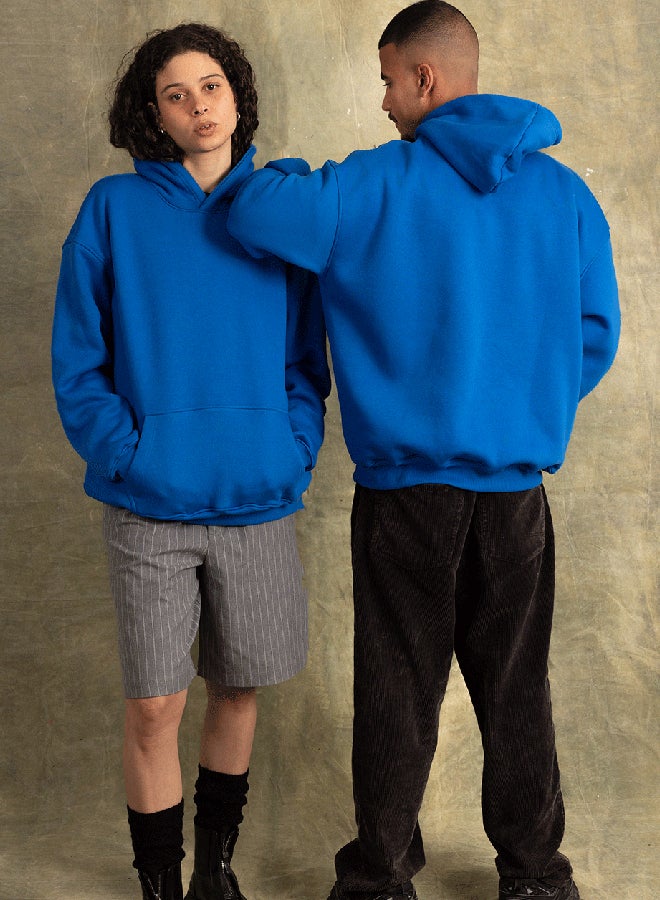 In Your Shoe Blue Basic Hoodie - Image 2