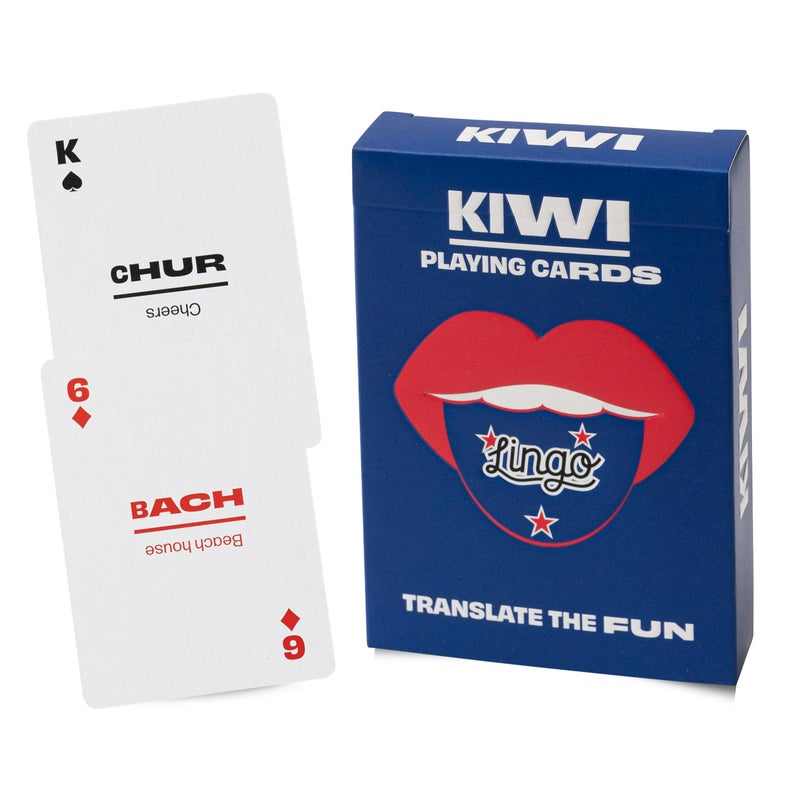 LINGO Kiwi Lingo Playing Cards Travel Flashcards Learn Kiwi Slang Vocabulary in A Fun Easy Way 52 Essential Translations - Image 3