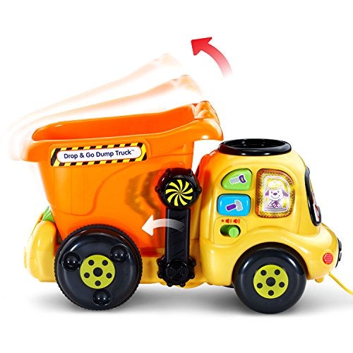 VTech Drop and Go Dump Truck, Orange - Image 4