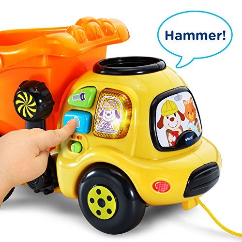 VTech Drop and Go Dump Truck, Orange - Image 5