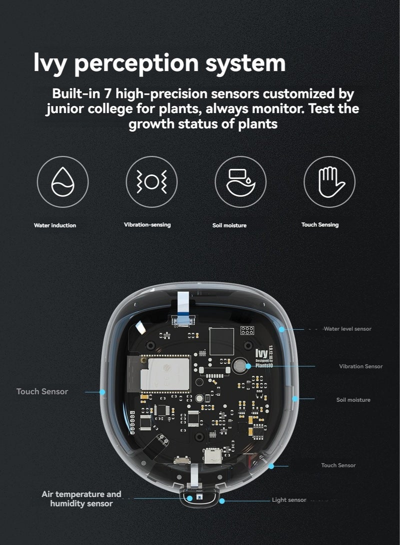 Ivy AI Plant Care Pet Robot – Smart Expression Assistant  Desktop Interactive Toy - Image 5
