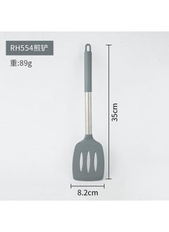Heat Resistant Silicone Shovel Wooden Handle Stir-frying Shovel Silicone Kitchenware Pot Shovel Egg Beater Soup Spoon Silicone Kitchenware Set