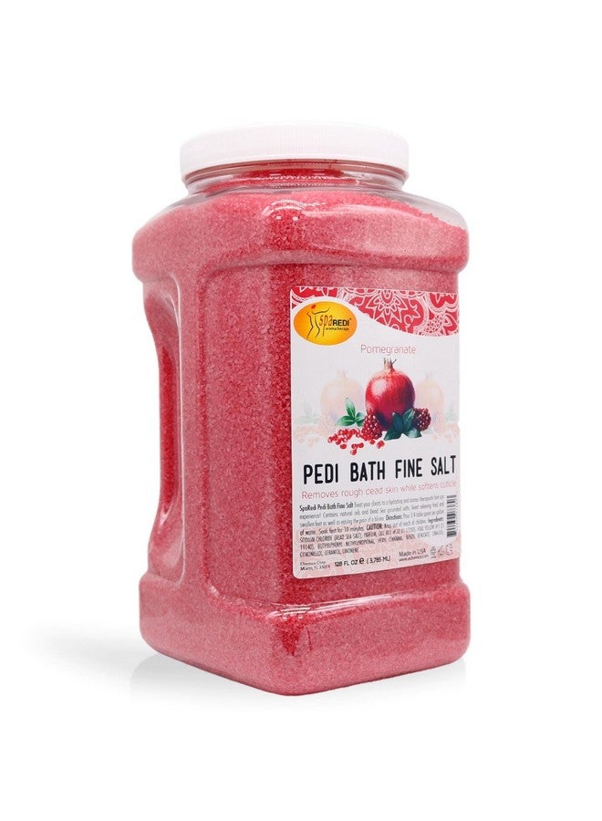 سبا ريدي - ملح استحمام ناعم لإزالة السموم من القدمين، بنكهة الرمان، 128 أونصة - مصنوع من أملاح البحر الميت وزيت الأرغان وزيت جوز الهند والزيوت العطرية - يرطب وينعم ويرطب البشرة - Image 1