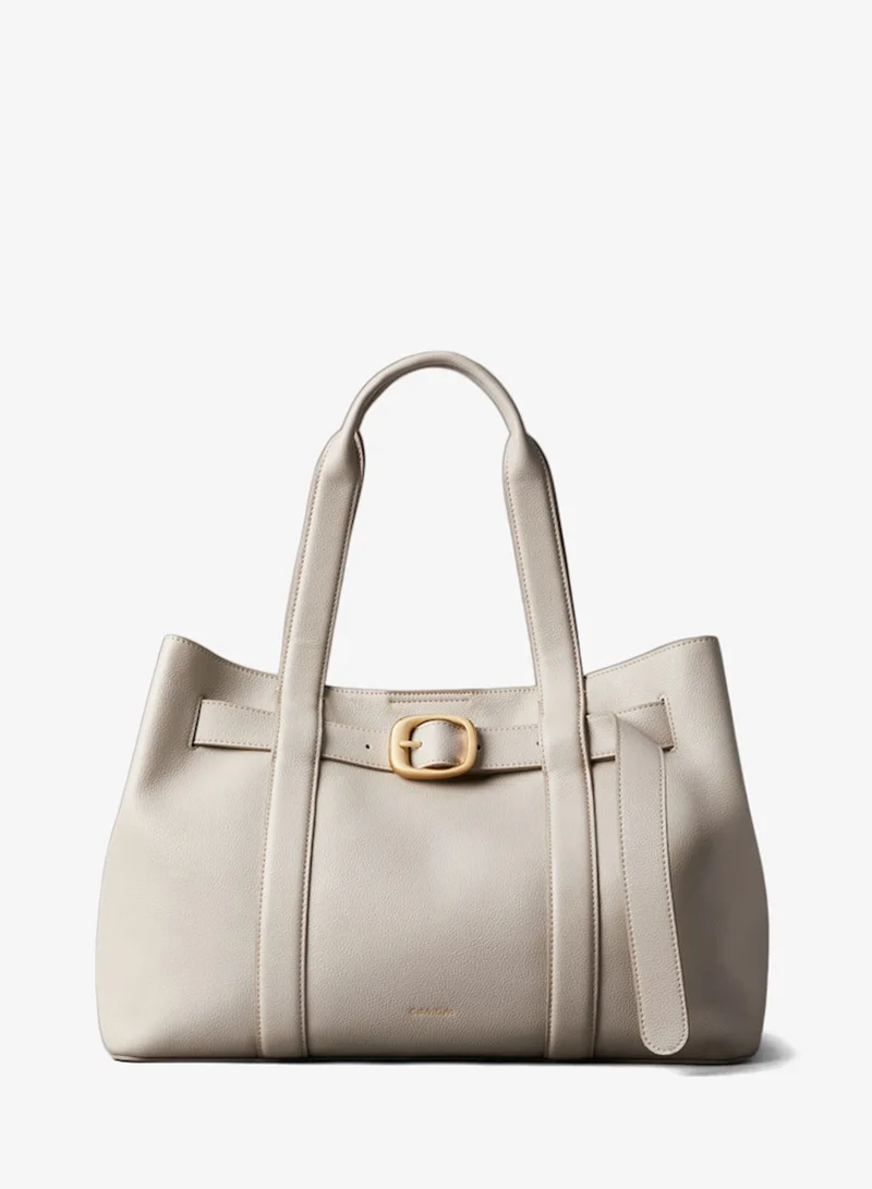 CALVIN KLEIN Casual Buckle Medium Tote