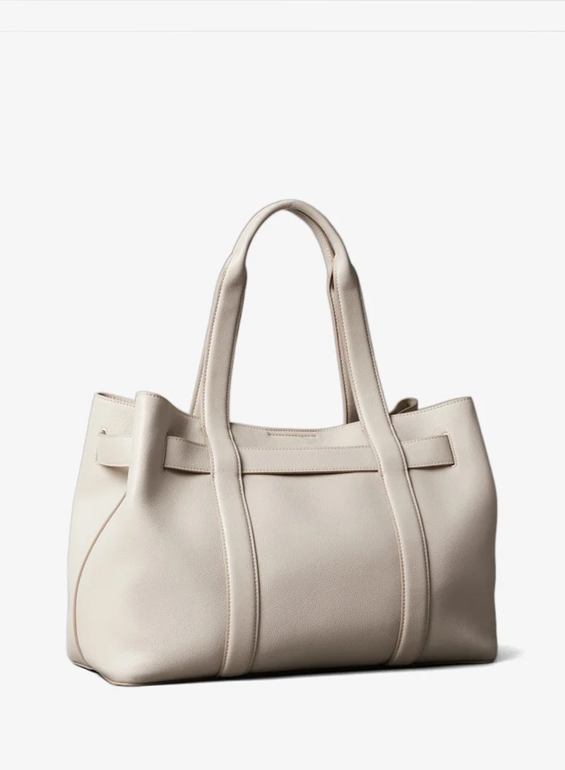 CALVIN KLEIN Casual Buckle Medium Tote