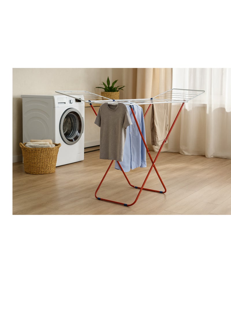 Royalford Cloth Dryer RF12431 Large Drying Space, Rustproof Iron Wire and Frame, Foldable, Sturdy, Sleek, Compact and Heavy Storage - Image 3