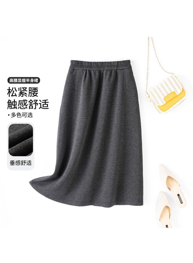 Fapai Spring And Autumn Seasons Drape Comfort High Waist Slimming Straight Skirt Women's Skirt - Image 2