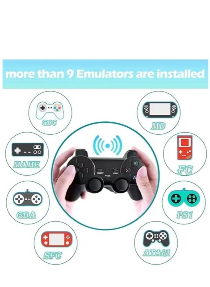 GAME Console 4K HD Video Game Console 2.4G Dual Wireless Controller Classic 64GB Retro TV Game Console 10000 Game Stick - Image 3