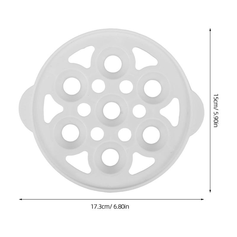 Plastic Egg Steamer Rack 15cm Round Slotted Steam Basket For Boiling Eggs - Image 3