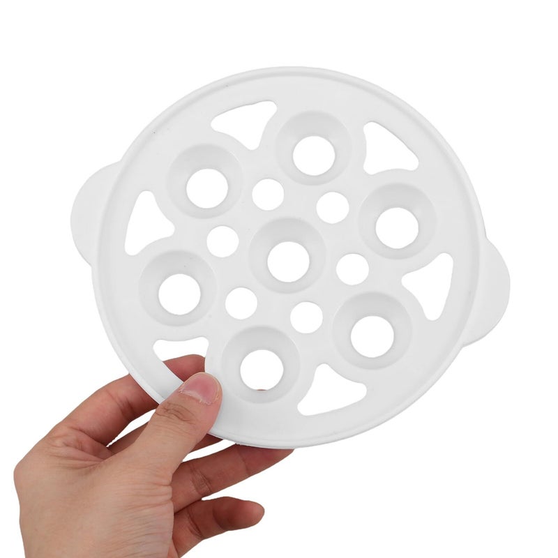 Plastic Egg Steamer Rack 15cm Round Slotted Steam Basket For Boiling Eggs - Image 5