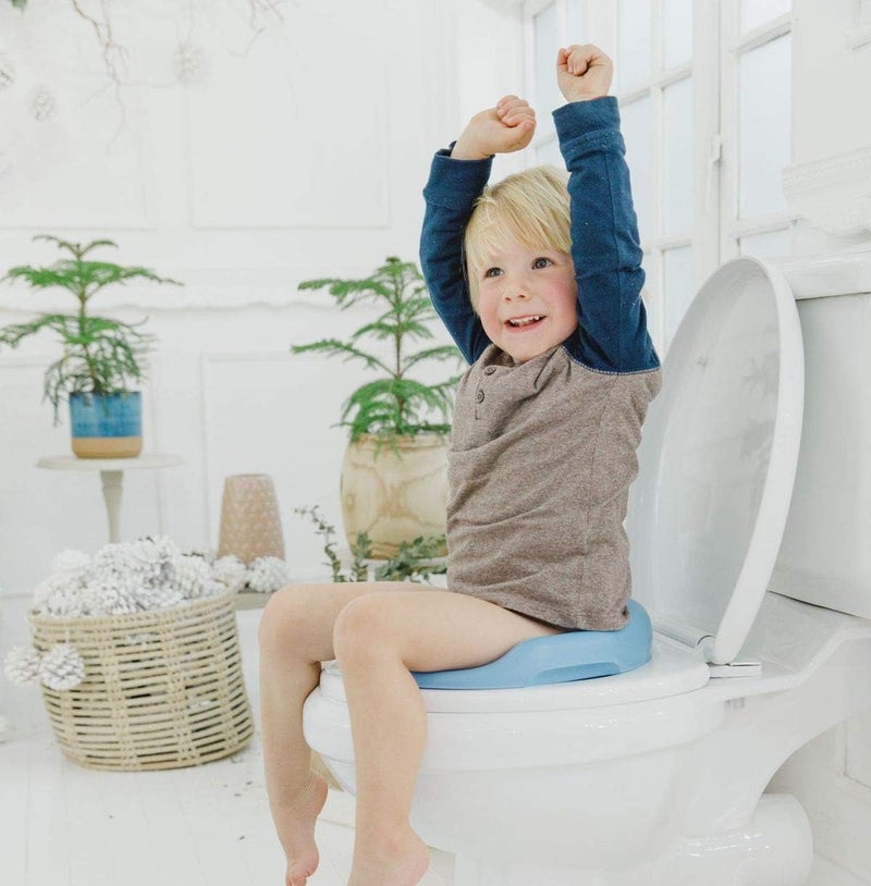 Bumbo Baby Toilet Training Seat for Toddler - Powder Blue - Image 2