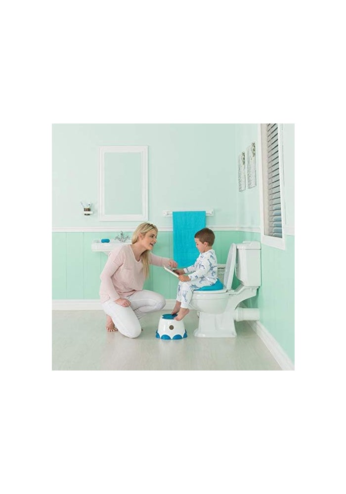 Bumbo Baby Toilet Training Seat for Toddler - Powder Blue - Image 3