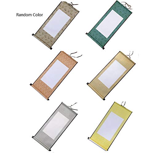 Echaprey 6pcs Blank Mounting Hanging Wall Scrolls Set for Kanji, Sumi and Chinese Calligraphy - Image 3