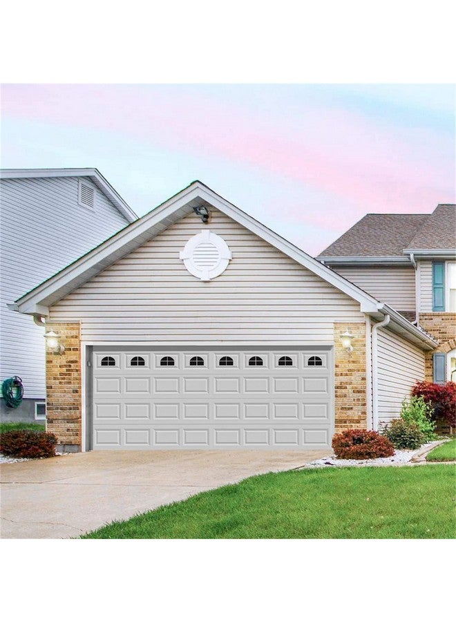 YURROAD 32 Sheets Magnetic Windows Panels for 2 Car Garage Doors Sector Vintage Decoration Windows- Size 6.14" x 4"  - Image 5