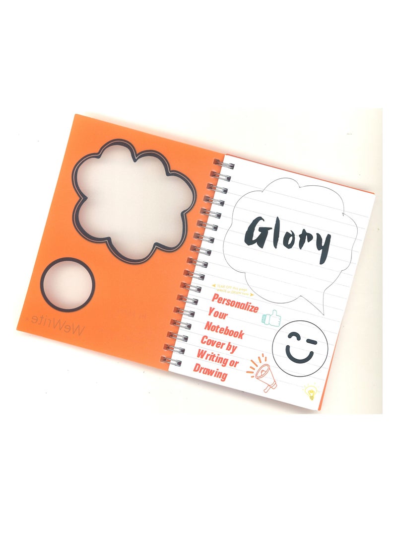 Foldermate دفتر ملاحظات حلزوني بحجم A6 مكون من 3 قطع، 70 ورقة - Image 4