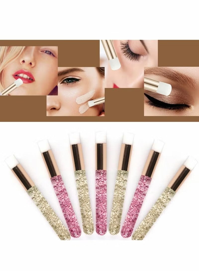 10 Pcs Lash Shampoo Brush, Eyelash Brushes Eyelash Extension Cleanser Brush Nose Pore Deep Cleaning Brush for Women Girls Facial Cleaning - Image 2