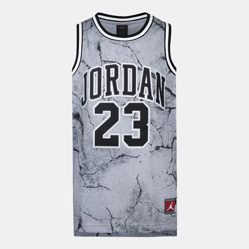 Jordan Grey Kids' 23 Striped Jersey Top  | Best Price UAE