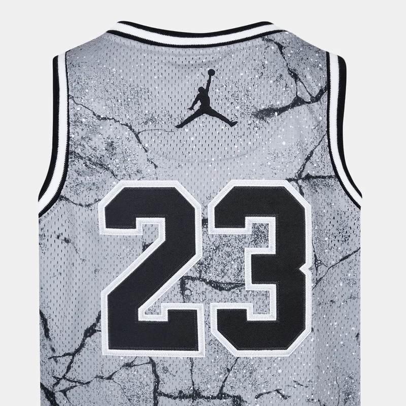 Jordan Grey Kids' 23 Striped Jersey Top  | Best Price UAE