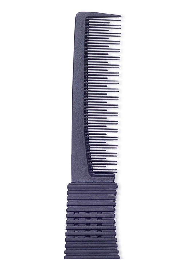 Perfehair PERFEHAIR 2pcs Black Carbon Lift Teasing Combs with Metal Prong, Salon Teasing Lifting Fluffing Comb with 5 Stainless Steel Pins  - Image 3