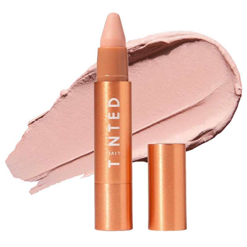 Live Tinted Huestick: All-over Color Corrector for Brighter, Balanced Skin, Works on Lips, Cheeks, And Eyes, Vitamins C+E Soothes, Heals & Nourishes Damaged Skin - Aura 3g / 0.1oz - Image 2