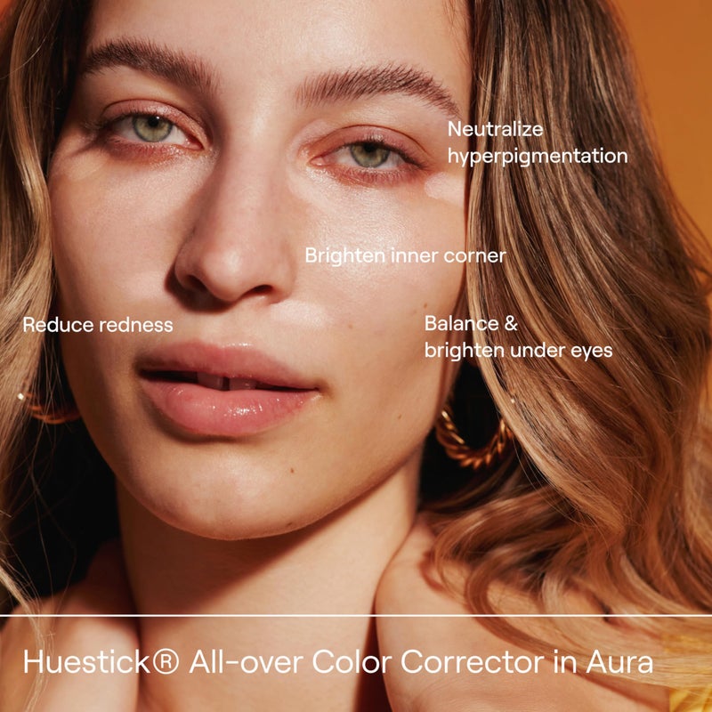 Live Tinted Huestick: All-over Color Corrector for Brighter, Balanced Skin, Works on Lips, Cheeks, And Eyes, Vitamins C+E Soothes, Heals & Nourishes Damaged Skin - Aura 3g / 0.1oz - Image 4