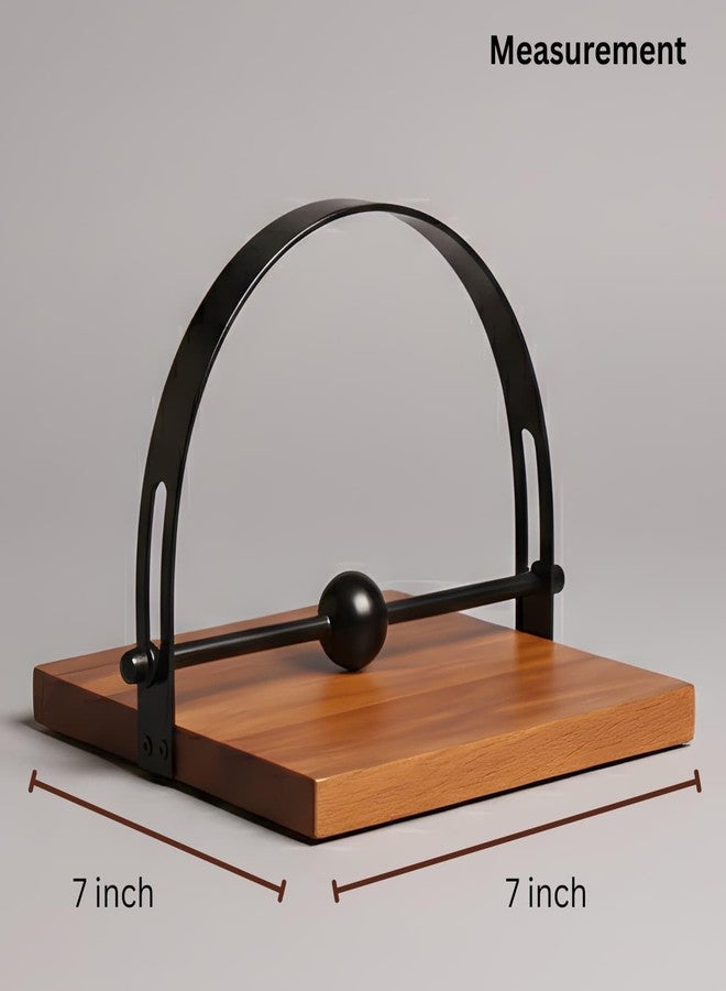 loosebucket® Arc Wooden Napkin Holder with Metal Frame | Tissue Holder for Dining Table|Napkin Holder for Hotel & Restaurants - Image 3