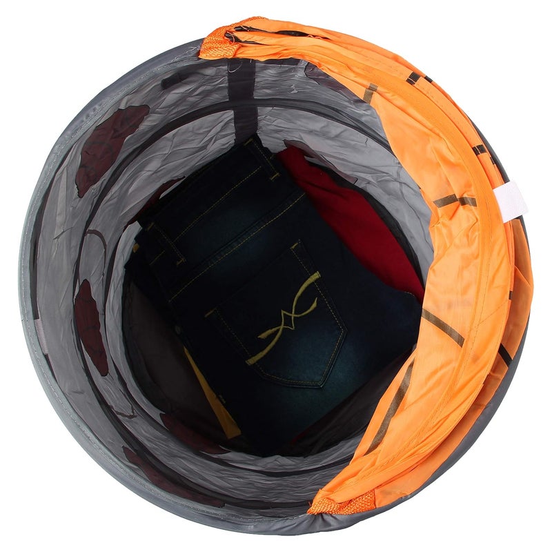 Muren laundary Cum Storage Basket for Clothes Toys and Other stuffs(Orange) - Image 5