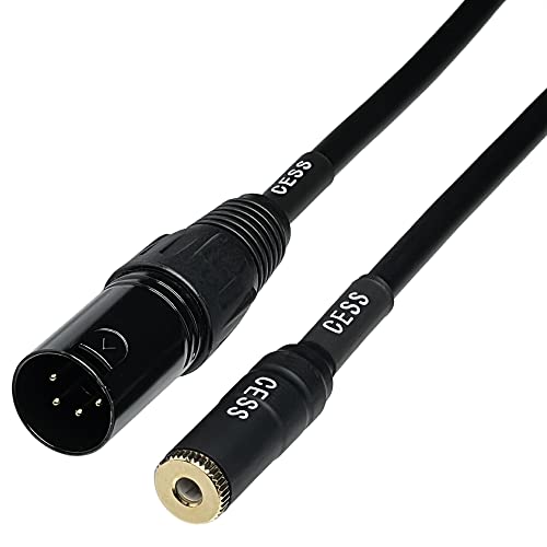 CNCESS 4-Pin XLR Male to 4.4mm Balanced Female Headphone Adapter Cable, 5-Pole TRRRS Jack, 6 Inch - Image 2