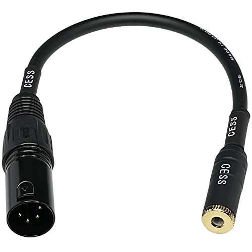 CNCESS 4-Pin XLR Male to 4.4mm Balanced Female Headphone Adapter Cable, 5-Pole TRRRS Jack, 6 Inch - Image 5