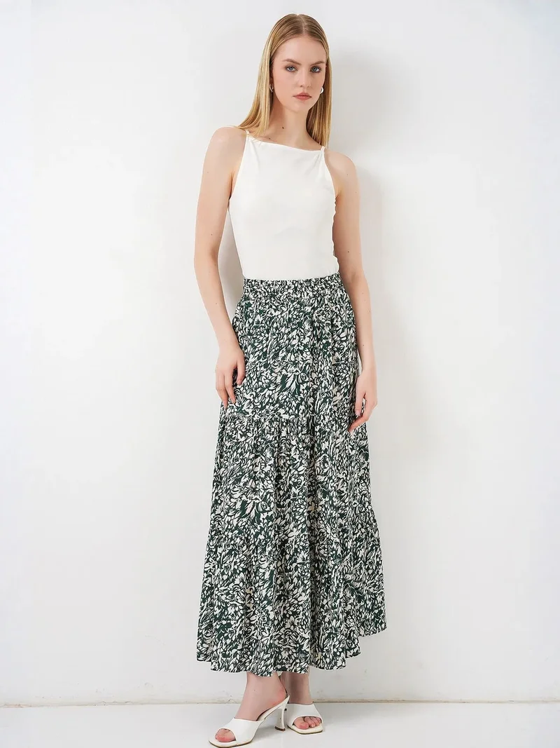 بيغ دارت BDART Maxi Patterned Relaxed Fit Skirt