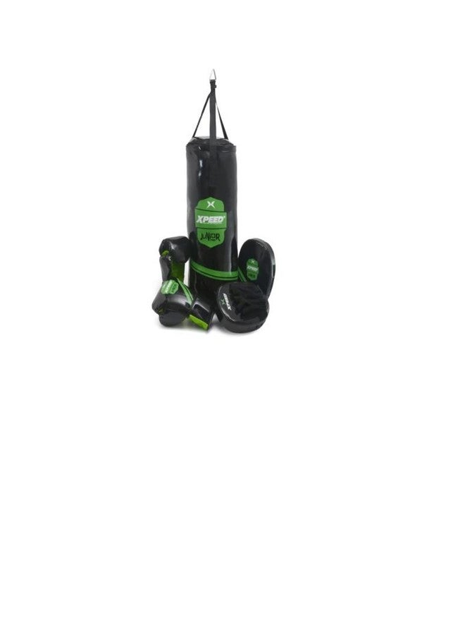 XpeeD Junior Boxing Kit | Punching Bag with 2 Gloves,Focus Pads for Kids (3 to 9 Years) - Image 3