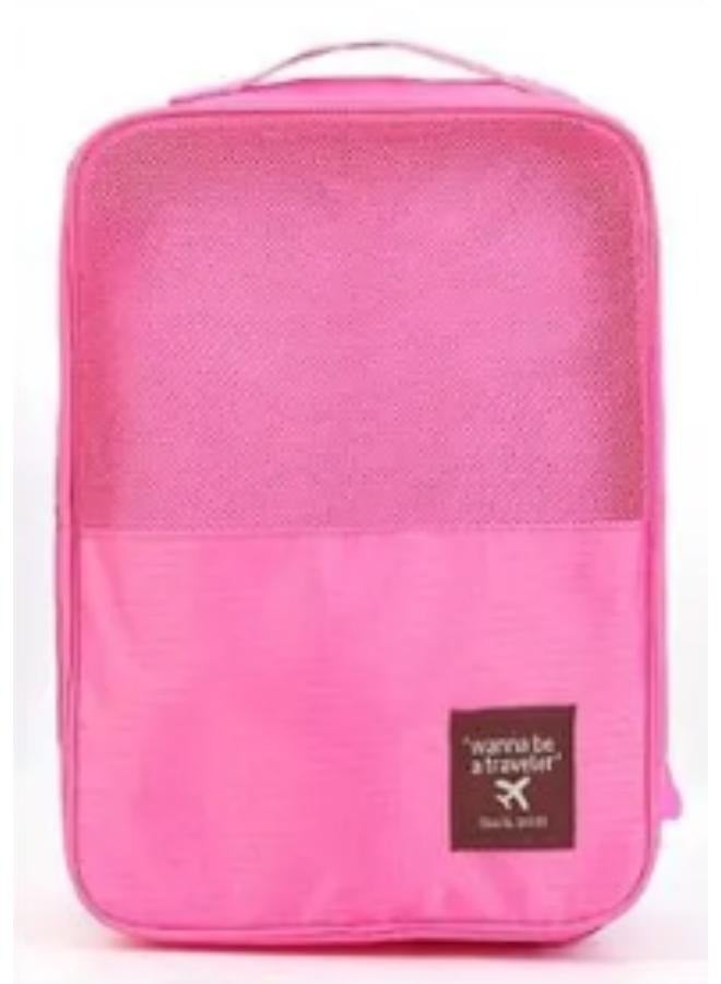 TRAVEL Shoe Bag Holds 3 Pair of Shoes for Travel and Daily Use Storage Pouch - Image 1